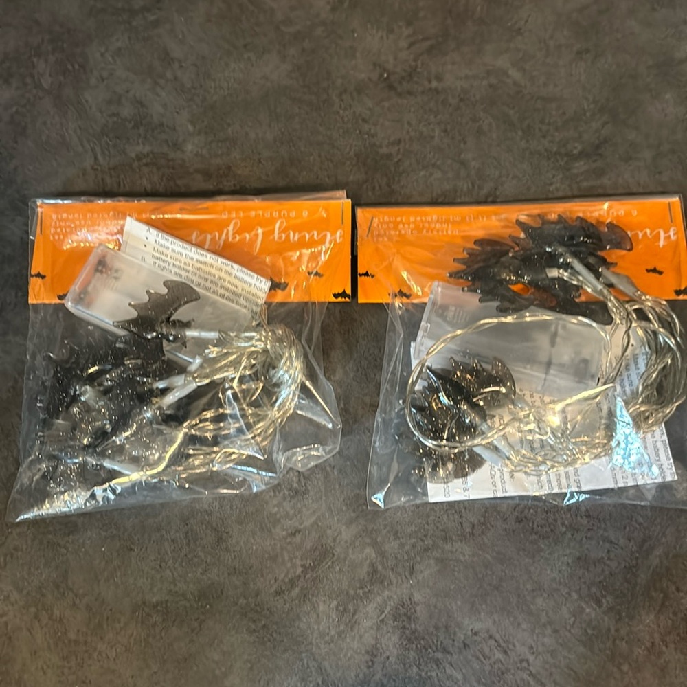 NWT Bat String Lights